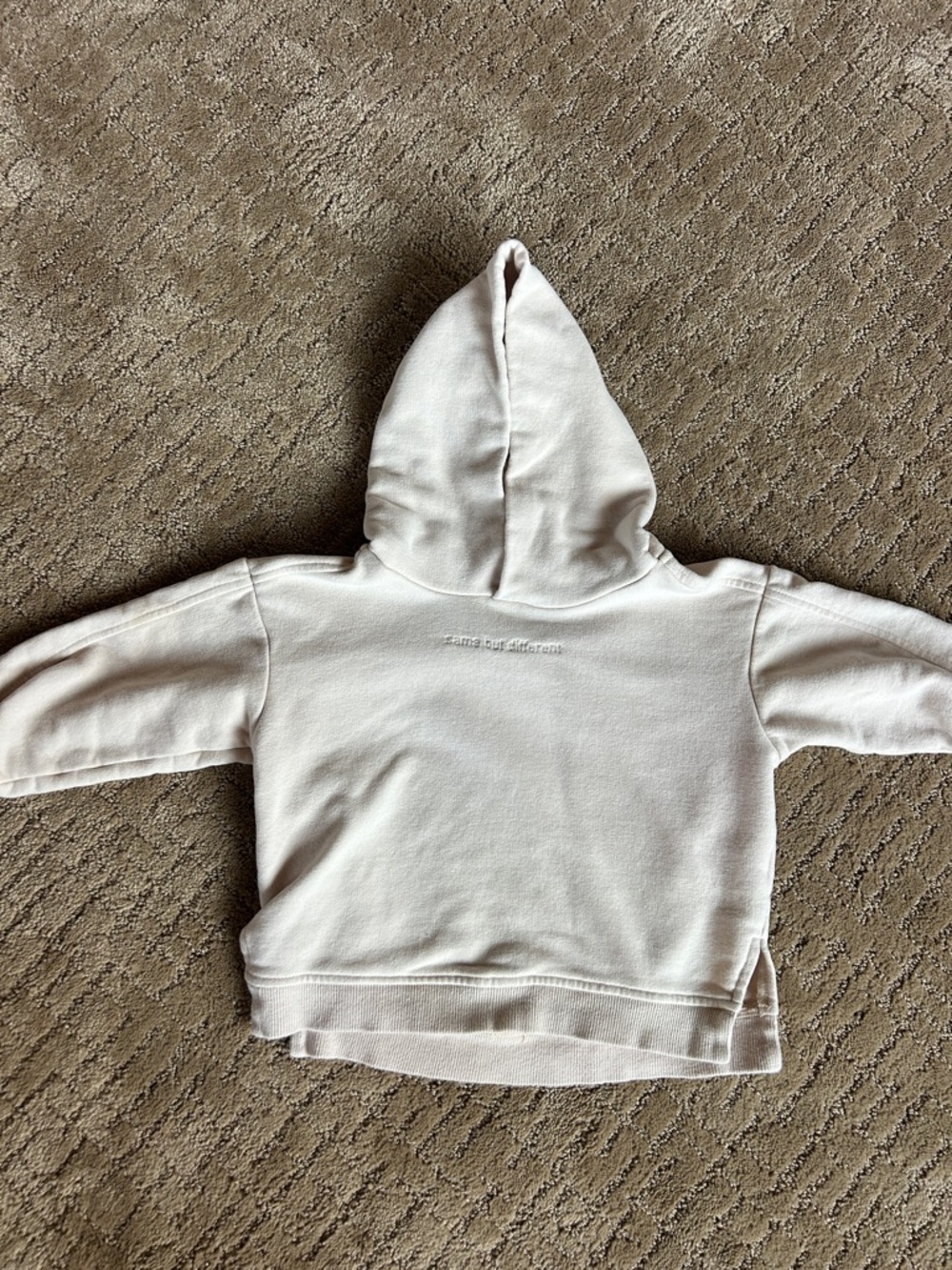 Kids beige/ cream  Hoodie Pullover